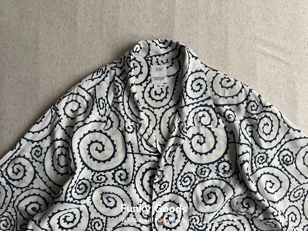 Visvim 18ss Duke Shirt S/S Foliage (Rayon) 唐草, 名牌, 服裝- Carousell