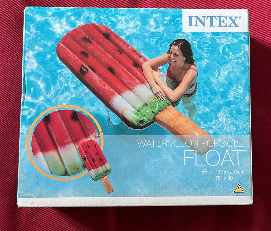 Intex watermelon popsicle float top