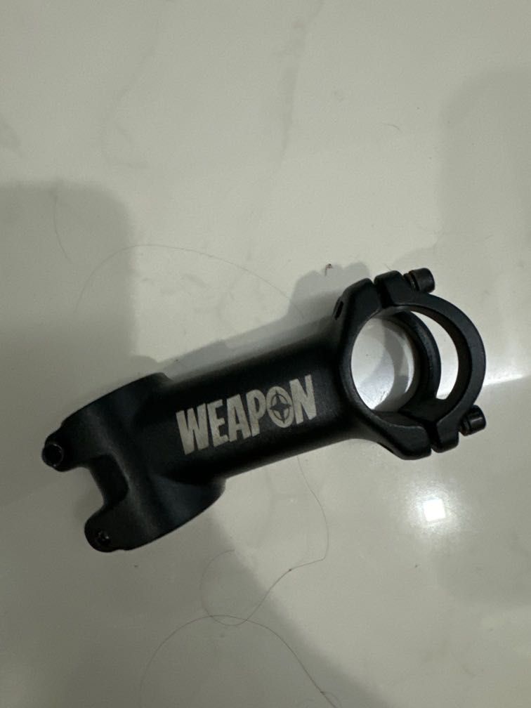 weapon stem (Category: Parts & Accessories) located in Singapore. Submitted by buyhigh (Listing ID 1260475339, Image 2). Description: $20 take and go fast deal at my convenience unused comes with bolts 80mm -10 degree rfs : clearing space.