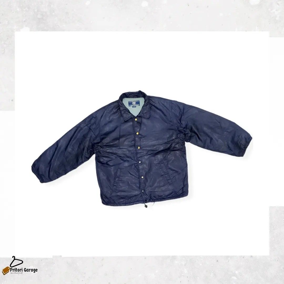 Windbreaker Coach Inner Sherpa Jacket Virgin Voyage Dark Blue