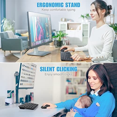 Wireless Keyboard & Mouse, TedGem Wireless Keyboard and Mouse 2.4G ...