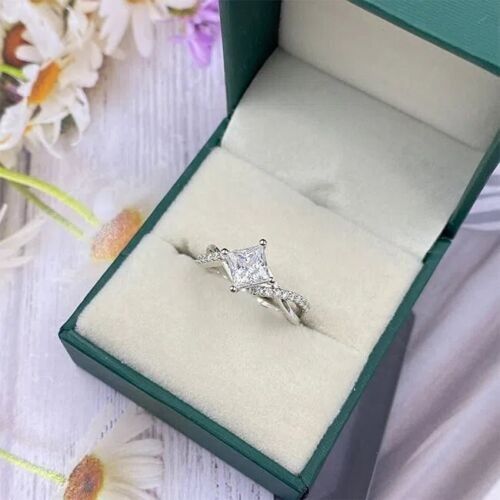 Gold plated promise sales rings