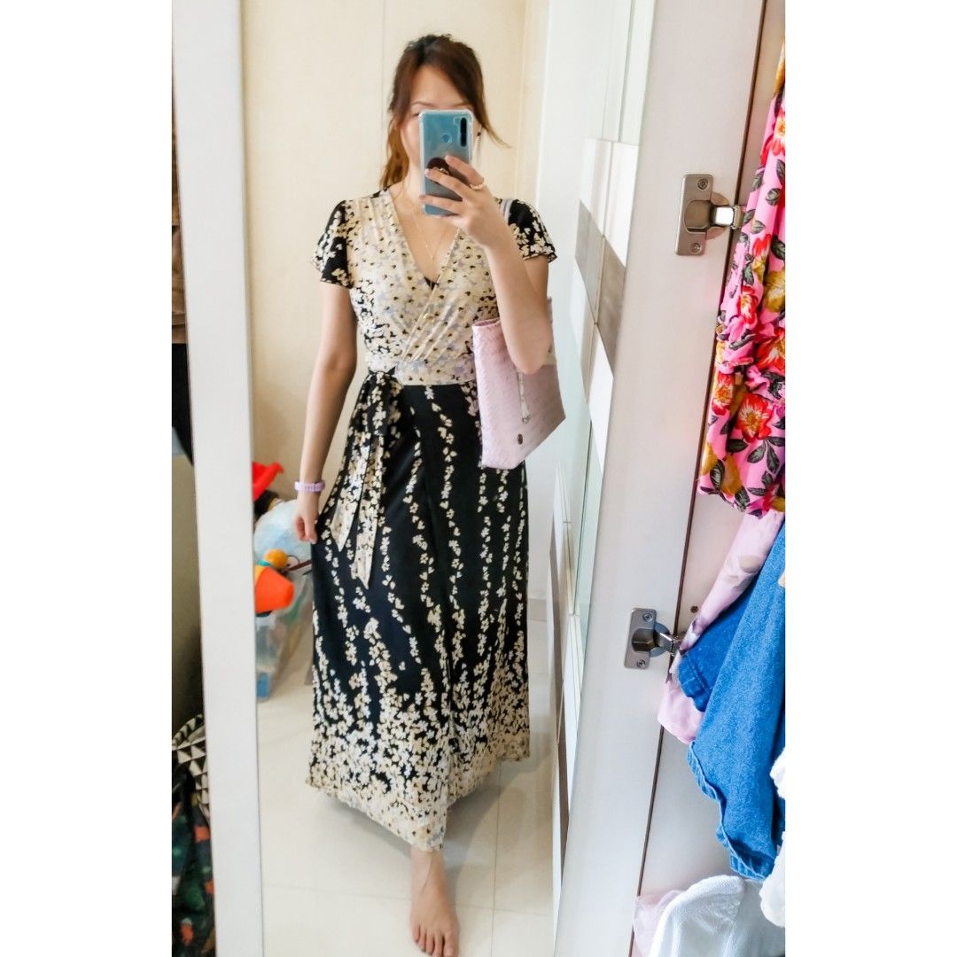 Free people claire deals printed maxi dress
