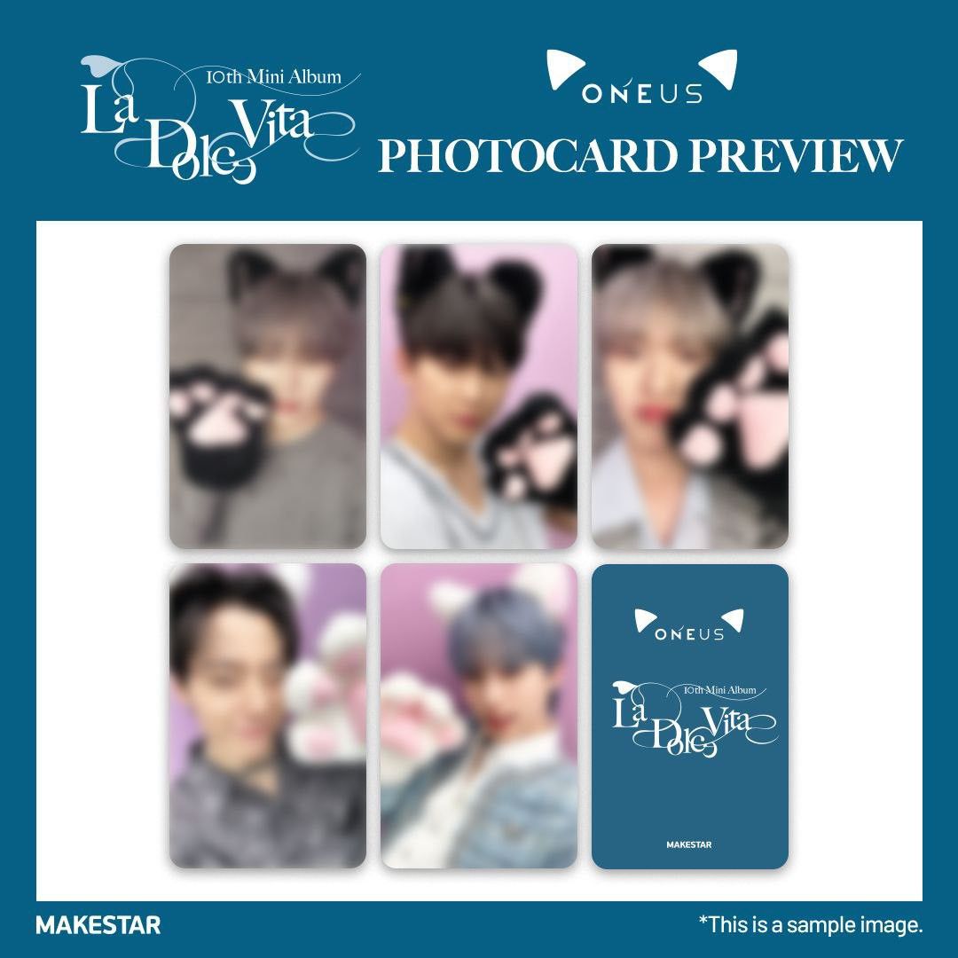 ONEUS La Dolce Vita MAKESTAR 直筆サイン入り イド ONEUS La Dolce Vita MAKESTAR 直筆サイン入り イド