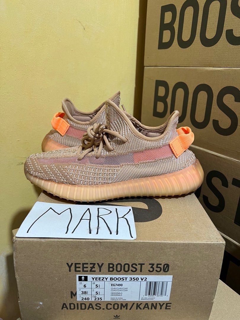 Yeezy Boost 350 v2 Clay OG Size 6 Women s Fashion Footwear