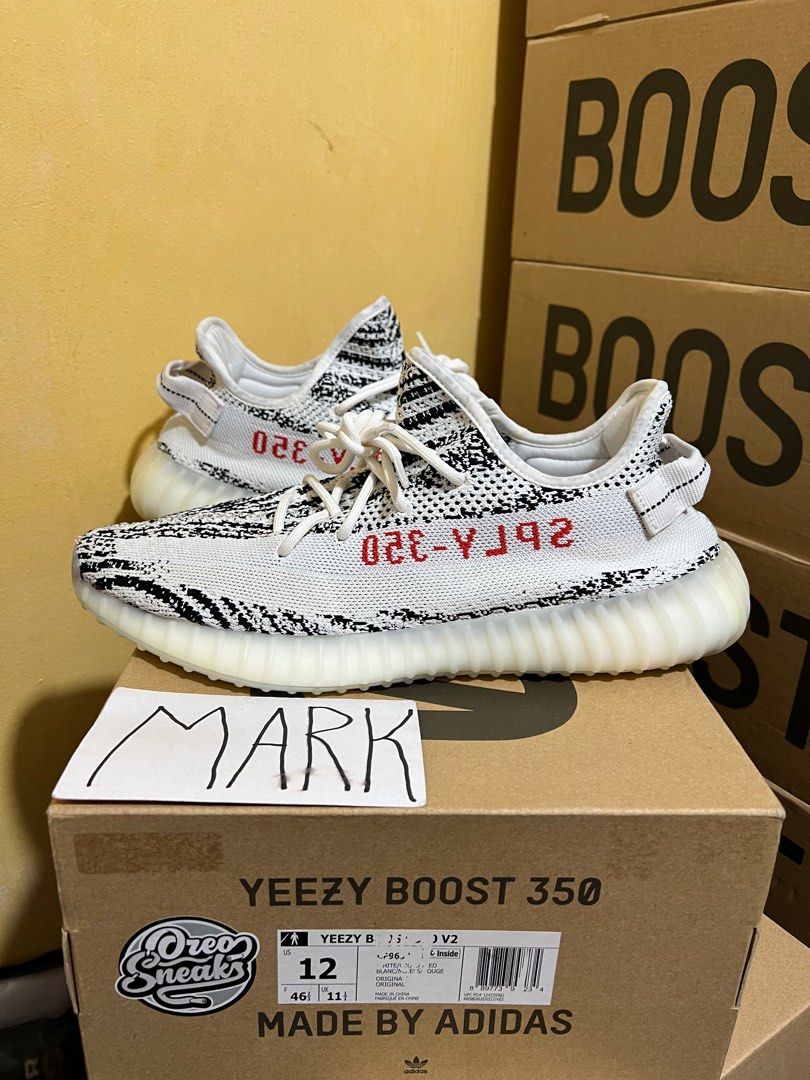 STEAL Yeezy Boost 350 v2 Zebra 2019 Size 12 Men s Fashion