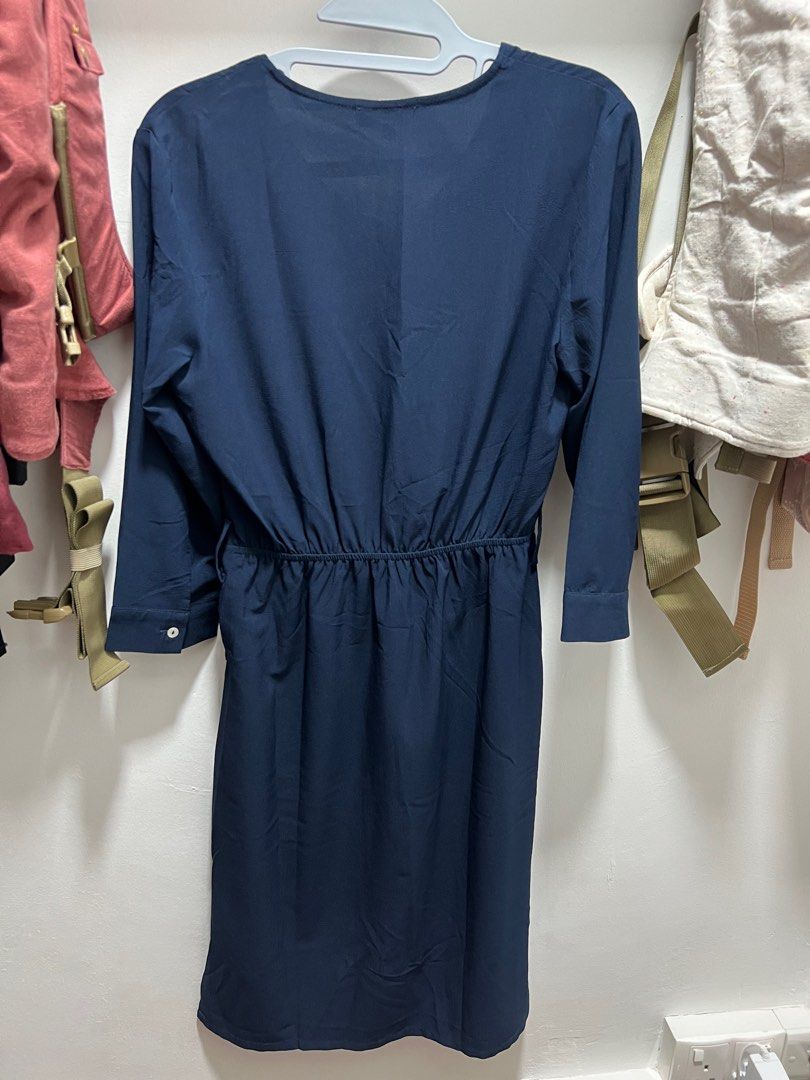 Zalora navy blue dress cheap