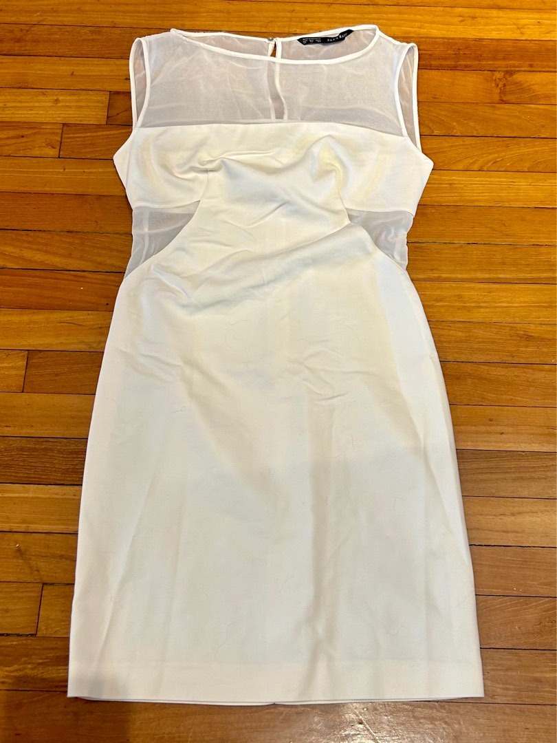 Zara Cut Out Fitted White Dress, Women's Fashion, Dresses & Sets, Dresses on Carousell Zara Cut Out Fitted White Dress, Women's Fashion, Dresses & Sets, Dresses on Carousell