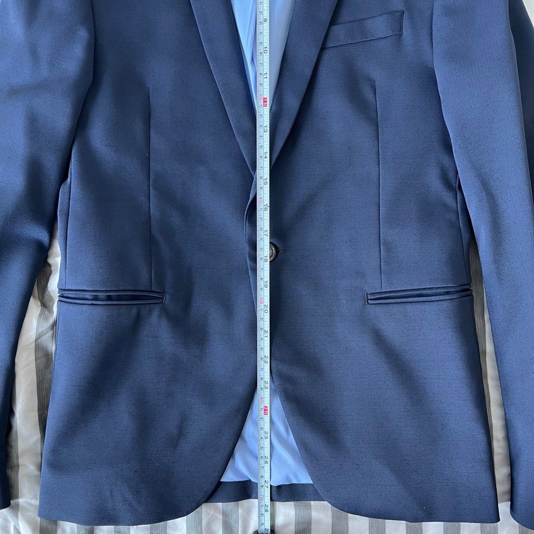 ZARA MAN Slim Fit Suit Blazer, Men's Fashion, Coats, Jackets and Outerwear  on Carousell