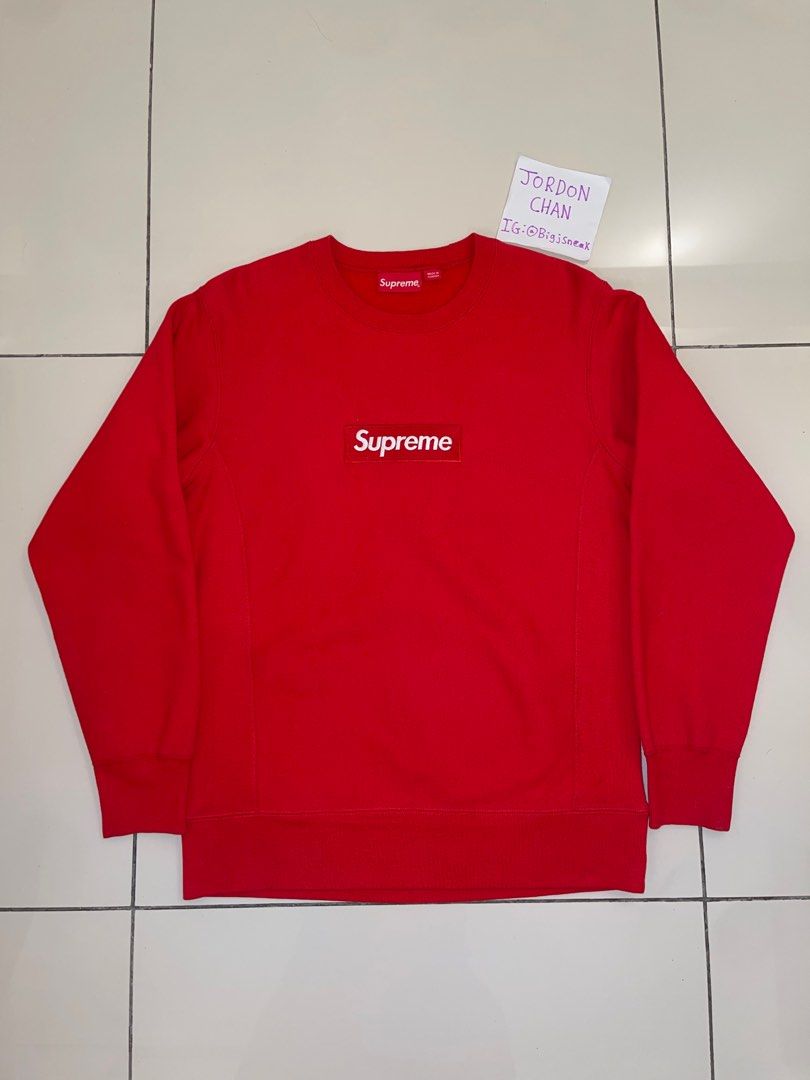 Supreme box logo crewneck deals fw15