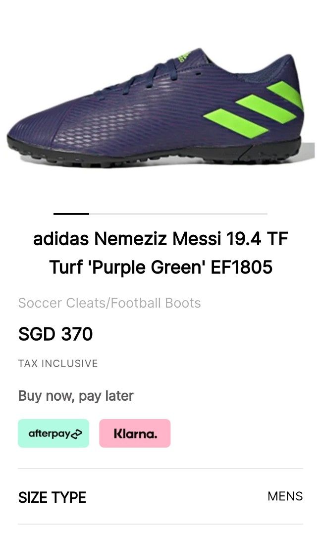 Buy now pay cheap later football boots