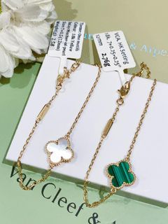 18k yg vca bracelet hk setting