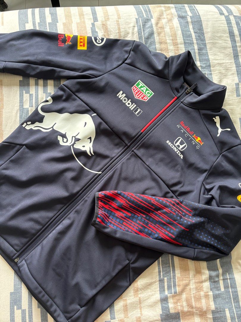 Red Bull Racing F1 Navy Team SoftShell Jacket 2023 | eBay