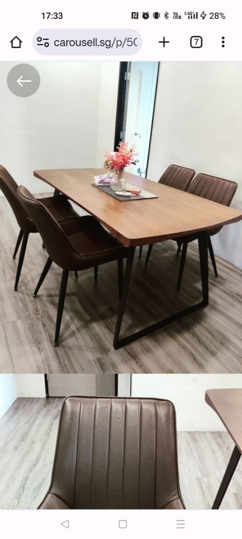 Four dining clearance chairs for sale
