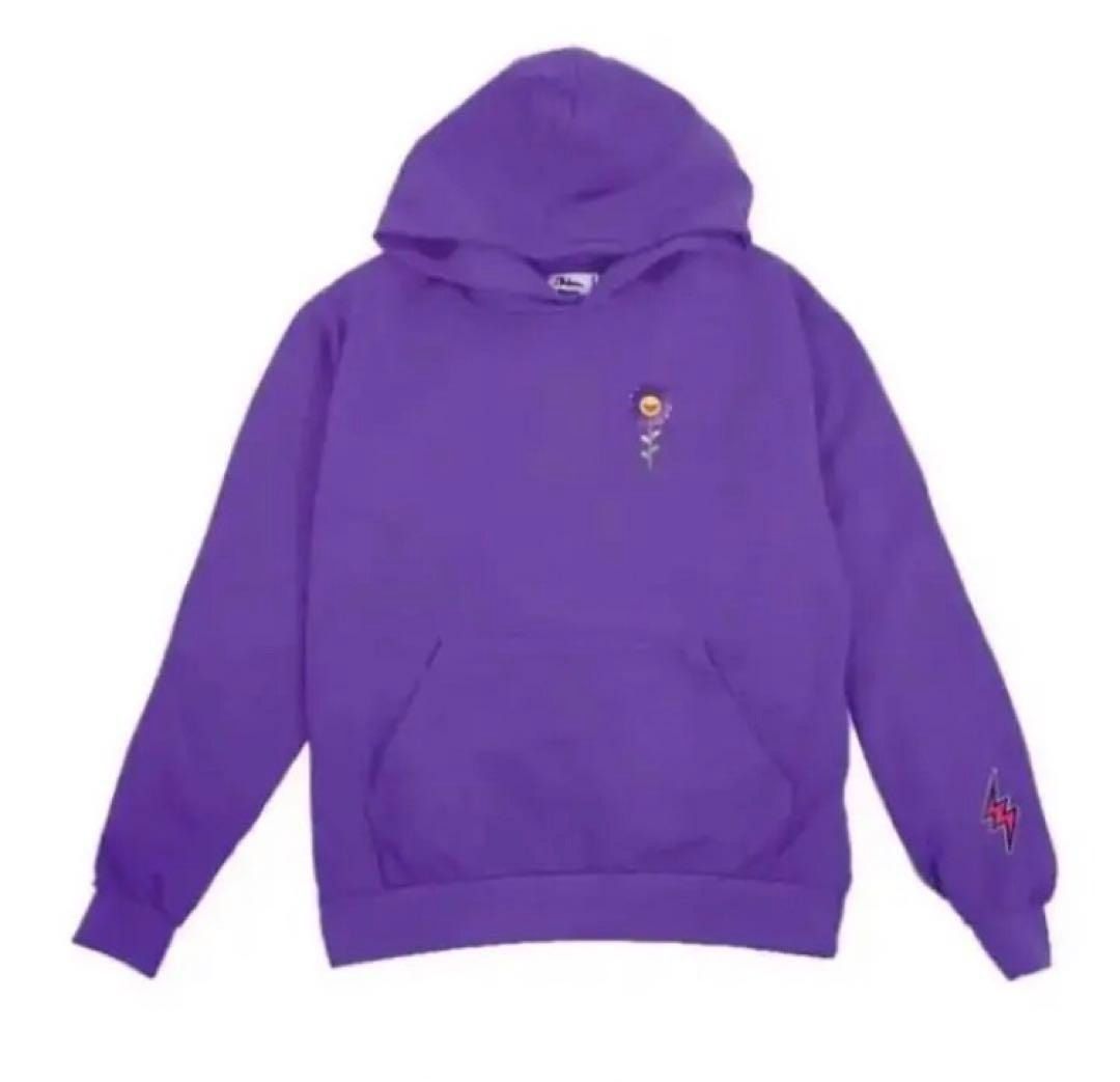 村上隆 / JBALVIN KAIKAIKIKI MORADO HOODIE L 紫色 太陽花 衛衣 HODDIES L size 大碼  TAKASHI MURAKAMI