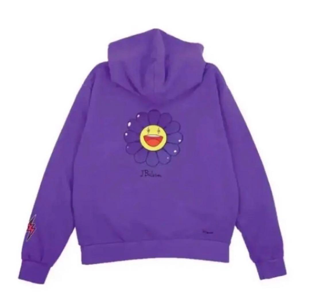 村上隆 / JBALVIN KAIKAIKIKI MORADO HOODIE L 紫色 太陽花 衛衣 HODDIES L size 大碼  TAKASHI MURAKAMI
