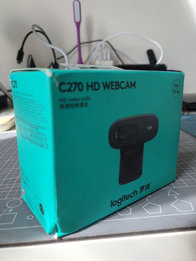 全新未拆盒Logitech C270 HD WEBCAM 720p/30p https://youtu.be/Jl