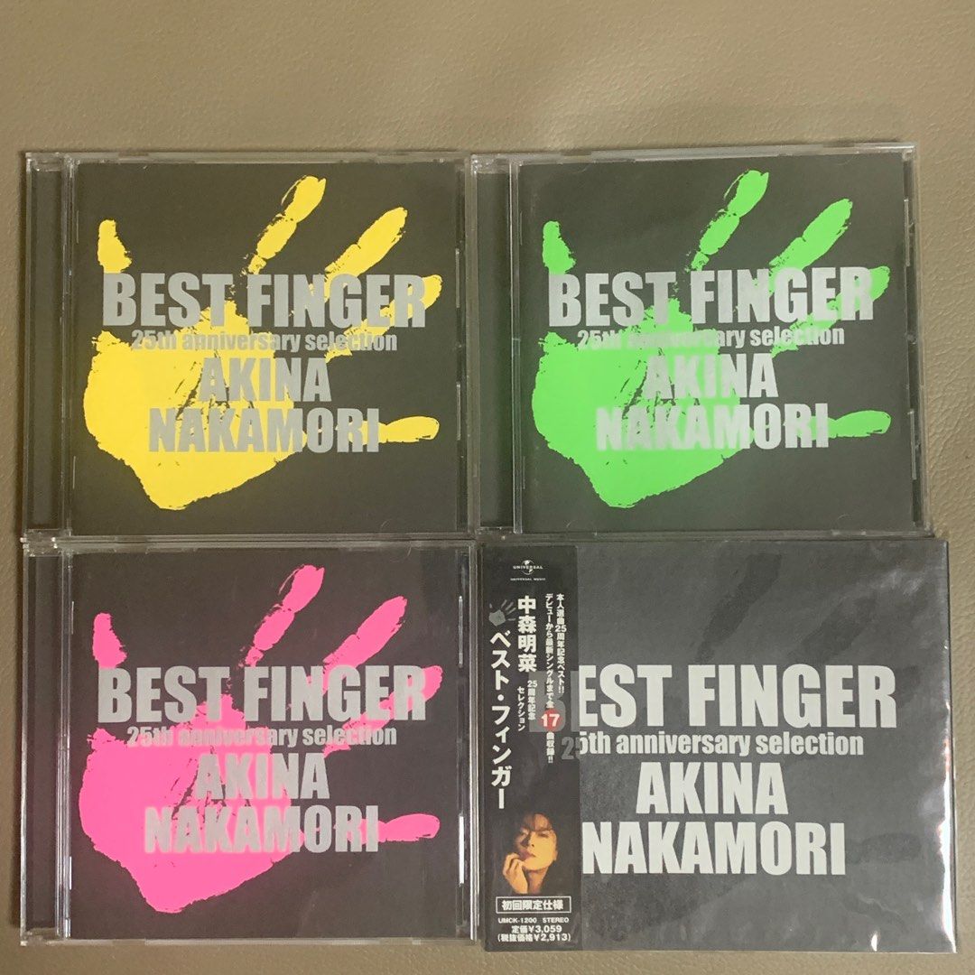 中森明菜Best Finger 初回限定盤25th Anniversary selection Akina