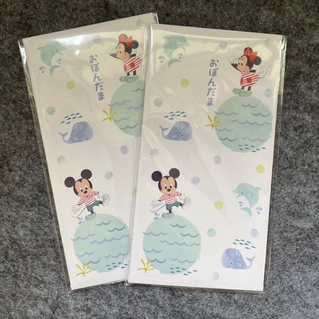 🆓免郵｜✉️ 迪士尼Mickey Minnie 信封鯨魚款, 其他, 其他- Carousell