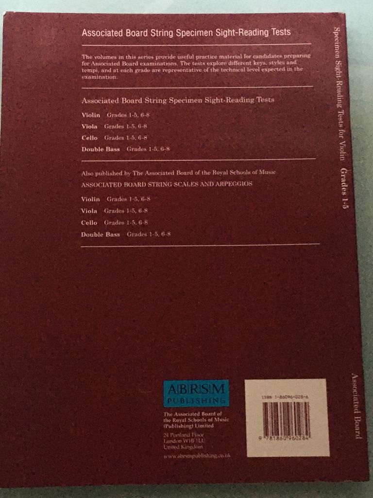 ABRSM Grade 1 Violin Exam Pieces from 20162019 and 20052007 syllabus
