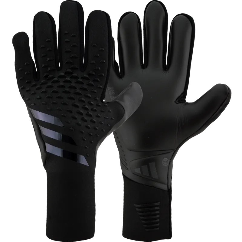 All black deals adidas goalkeeper gloves