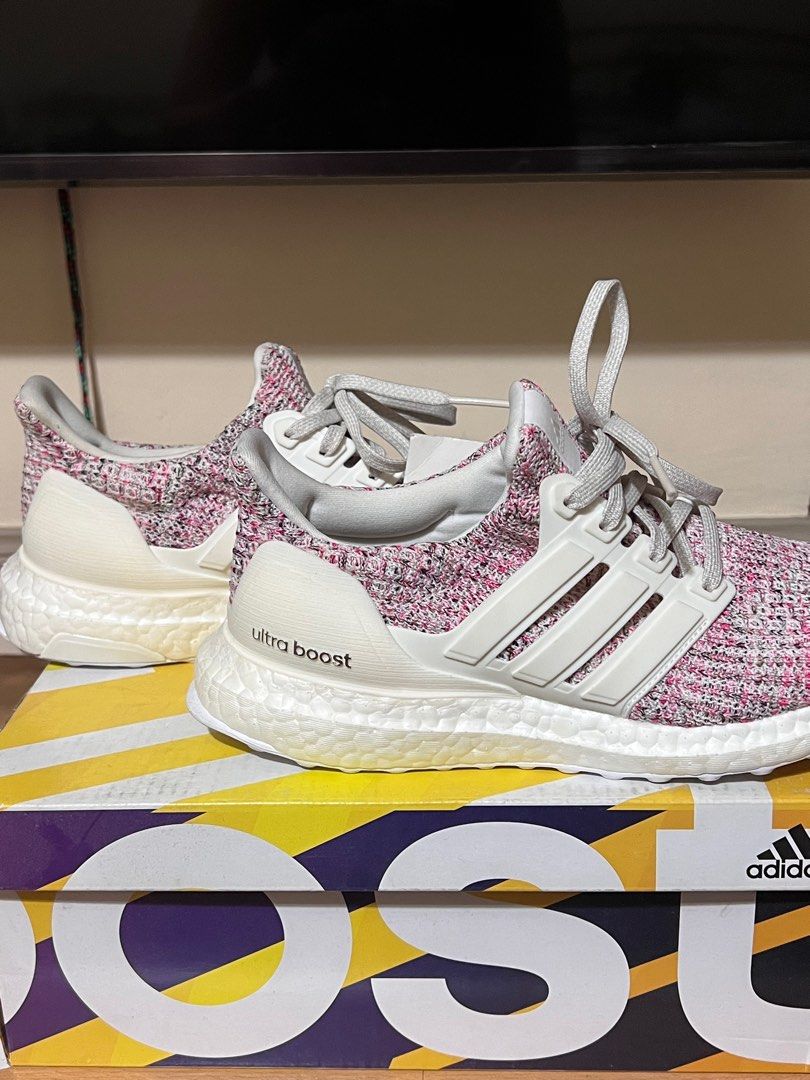 Ultra boost pink static sales