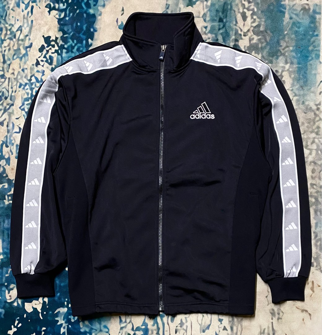 Adidas Vintage Track Jacket, Men's Fashion, Activewear on Carousell