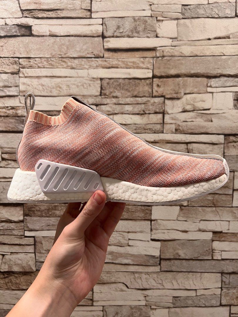 adidas gazelle silver green womens adidas Pink Naked X Kith Nmd Cs2 Primeknit Maroon Trainers UK 4 EU 37 