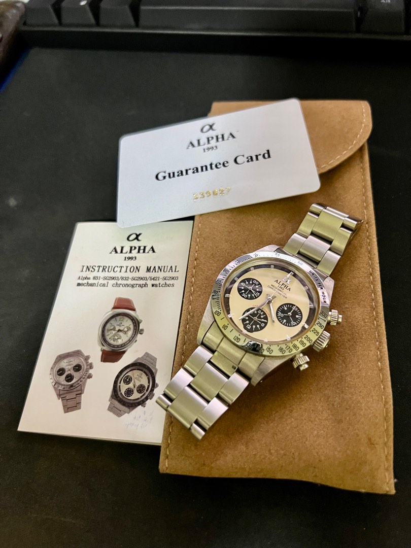 Alpha Mechanical Chronograph Watch, Men's Fashion, Watches ...