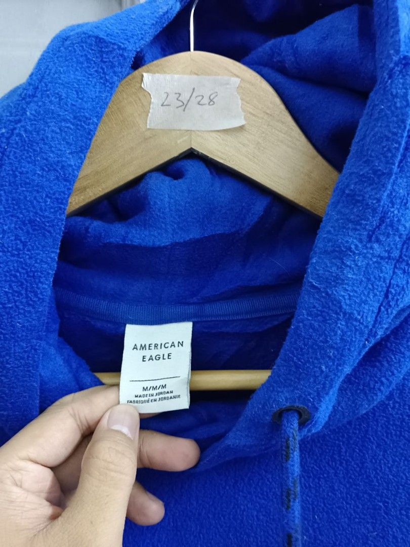 American eagle blue new arrivals hoodie