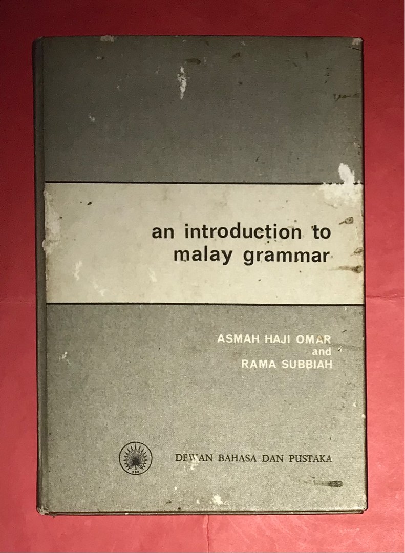 An Introduction To Malay Grammar Book 1968 Buku Hobbies Toys Books