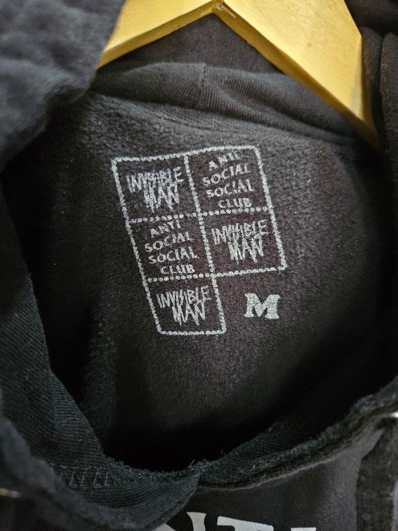 Assc x invisible man top hoodie