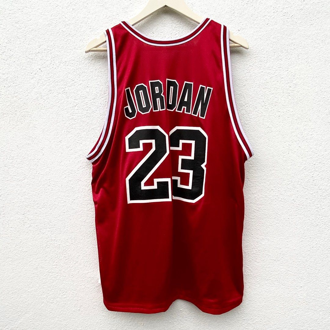 AUTHENTIC 💯 CHAMPION NBA 'MICHAEL JORDAN Chicago Bulls' #23 Reversible  Basketball Jersey USA, Men's Fashion, Activewear on Carousell
