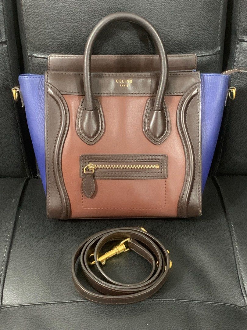 Celine pico nano calfskin bag shipping from korea, Luxury, Bags & Wallets  on Carousell