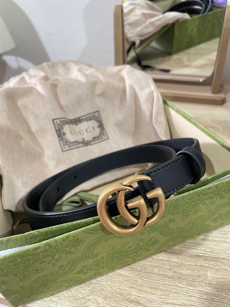 Gucci marmont belt womens hot sale