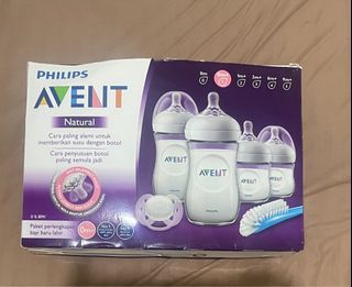 MAM Easy Start Anti Colic Bottle 4.5oz & Pacifier Set Newborn 2pc White 3  Pack