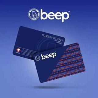 BEEP CARD FOR LRT MRT BGC BUS WITH 70 PESOS LOAD