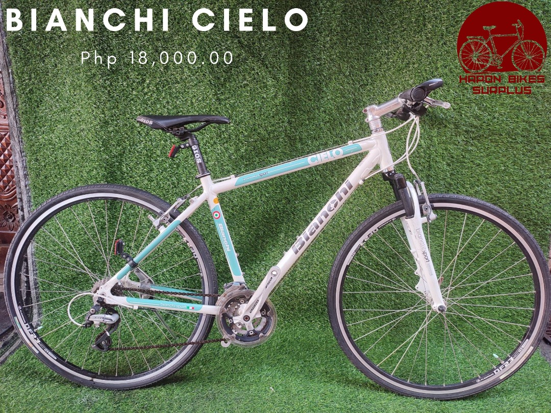 中古 Bianchi Sport Cielo (CELESTE) ビアンキ自転車 - クロスバイク