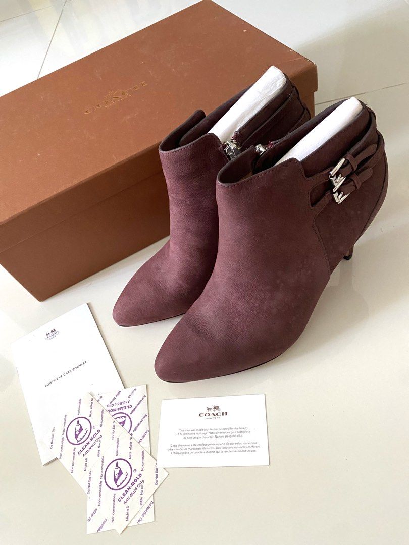 coach suede boots