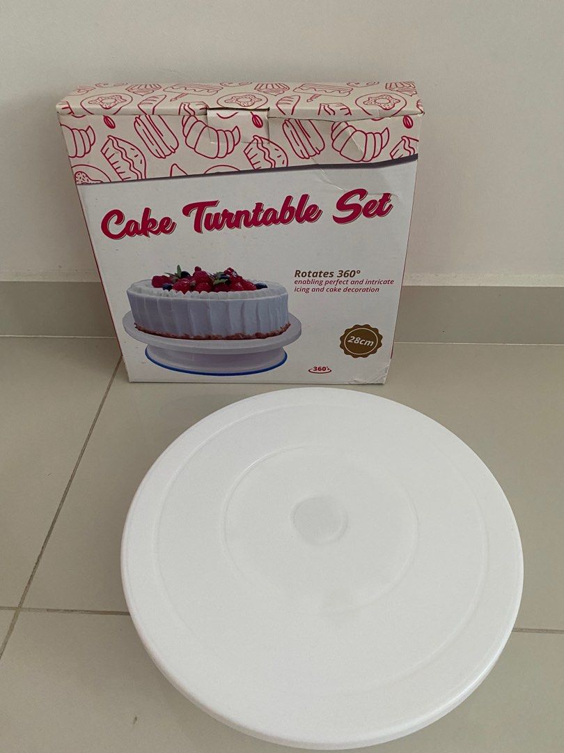 Cake turntable outlet set