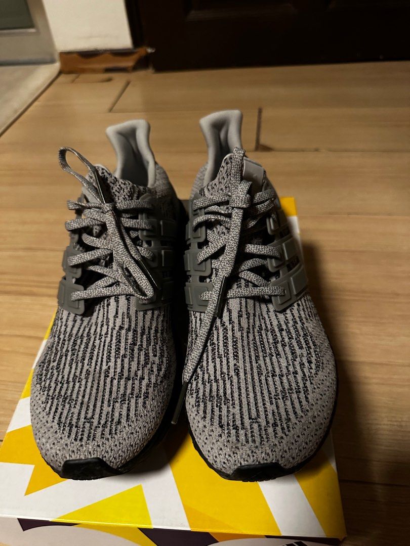 BNIB Adidas Ultraboost Triple Grey UK 10 US 10.5 Men s Fashion