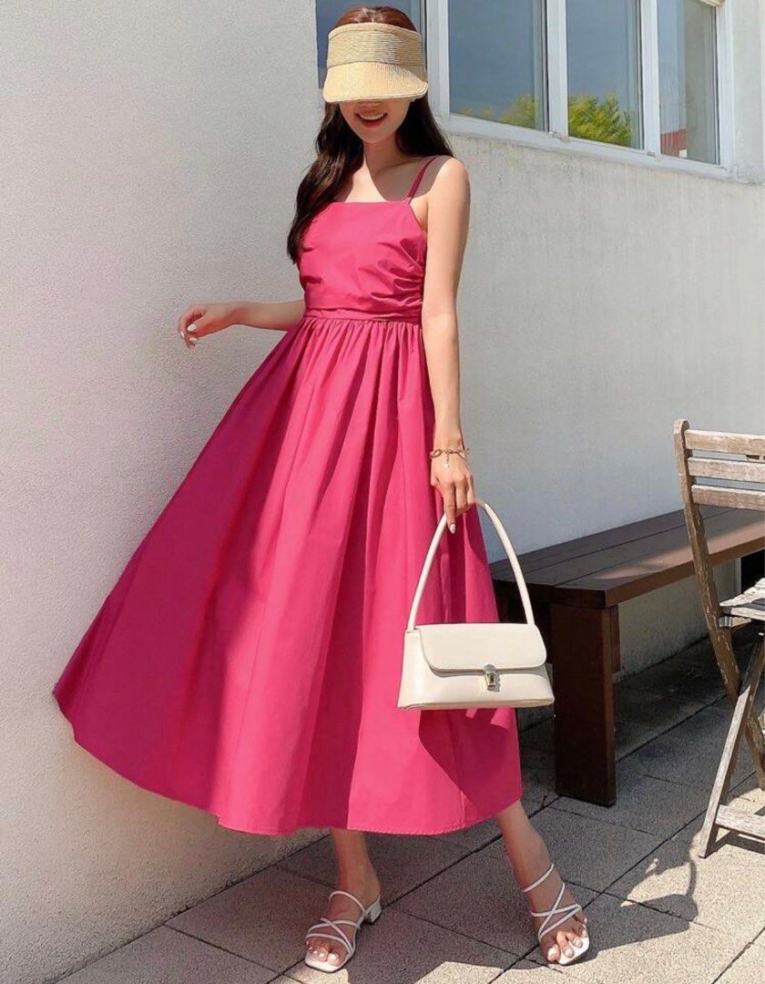 BNWT Pink Casual Flare Dress