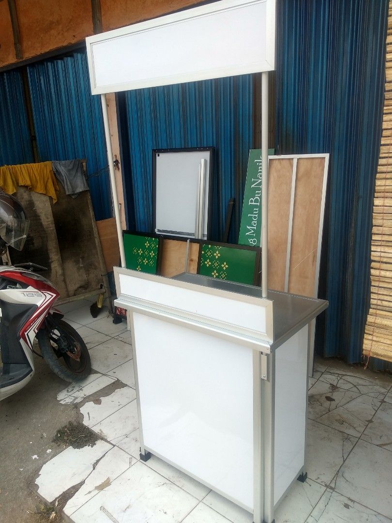 Booth Portable Meja Lipat Polos 80 x 50 x190, Kitchen & Appliances di ...