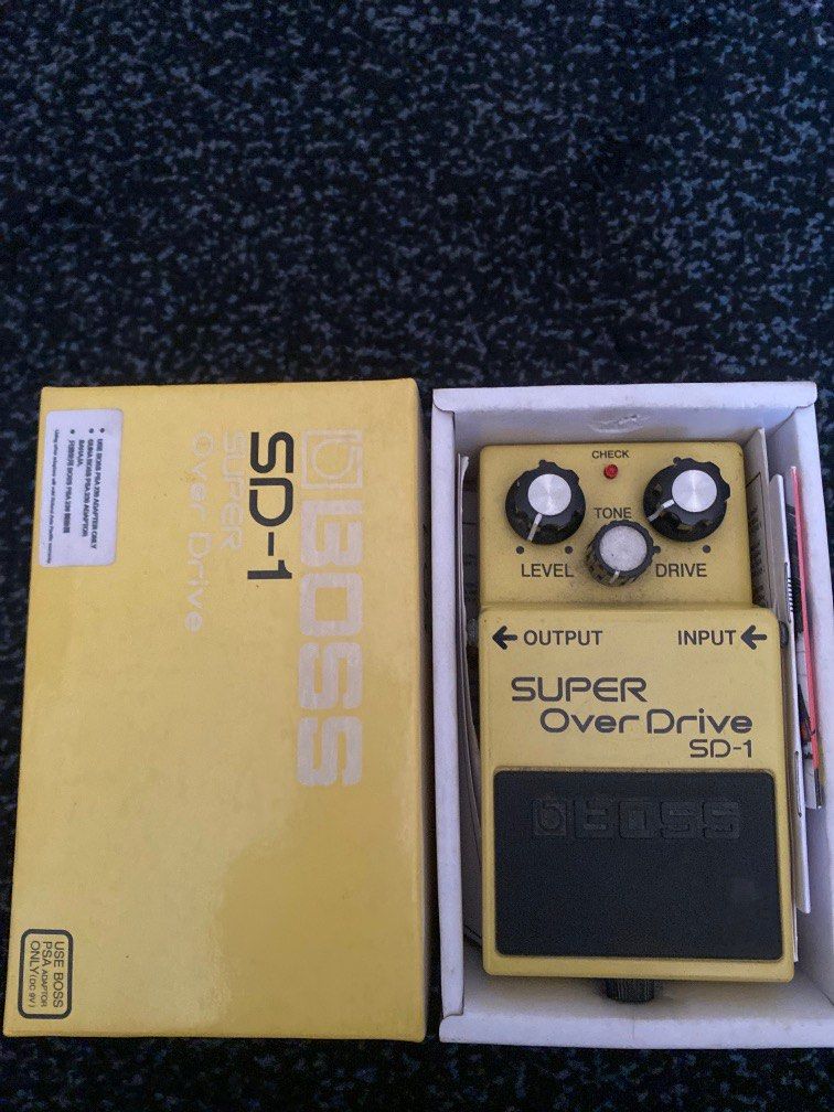 BOSS SUPER Overdrive SD - 1, Hobbies & Toys, Music & Media, Music ...