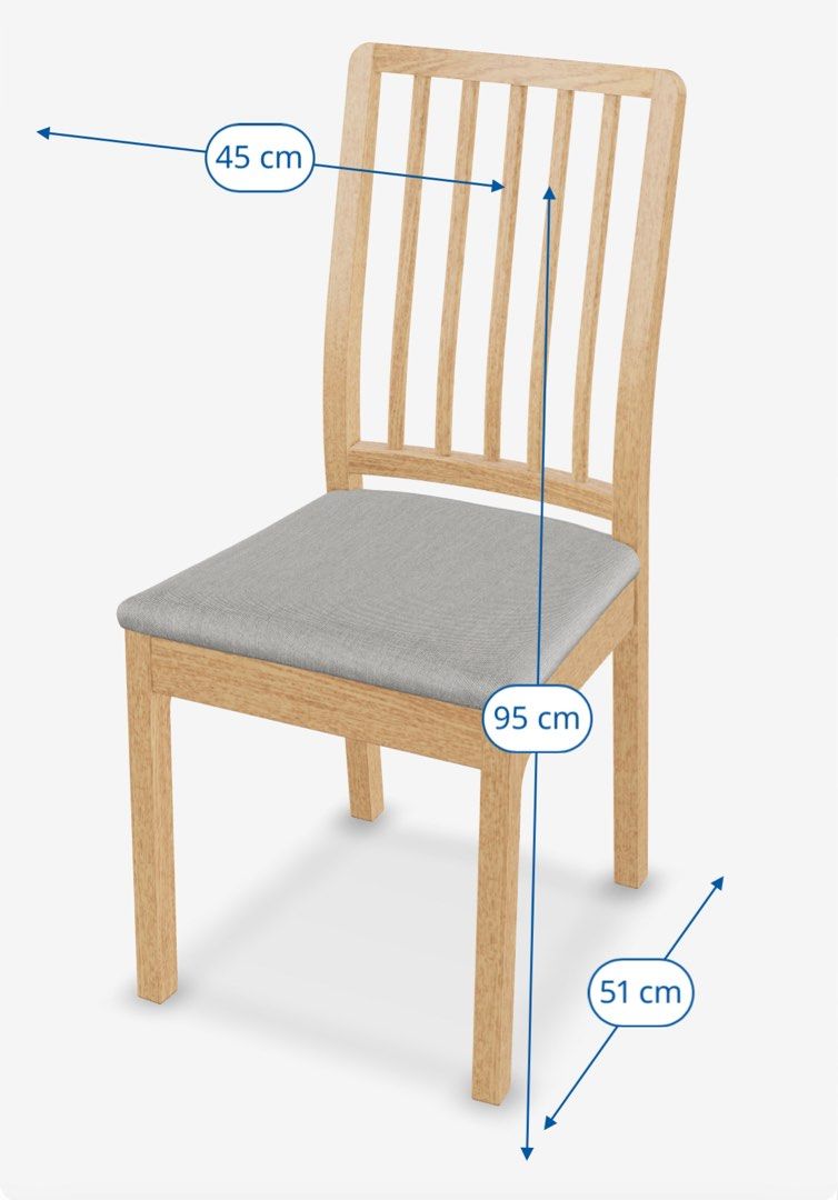 Brand New Ekedalen IKEA Chair Furniture Home Living