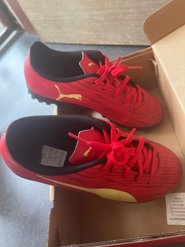 Brand New puma RAPIDO III FG AG JR Moulded stud football boots
