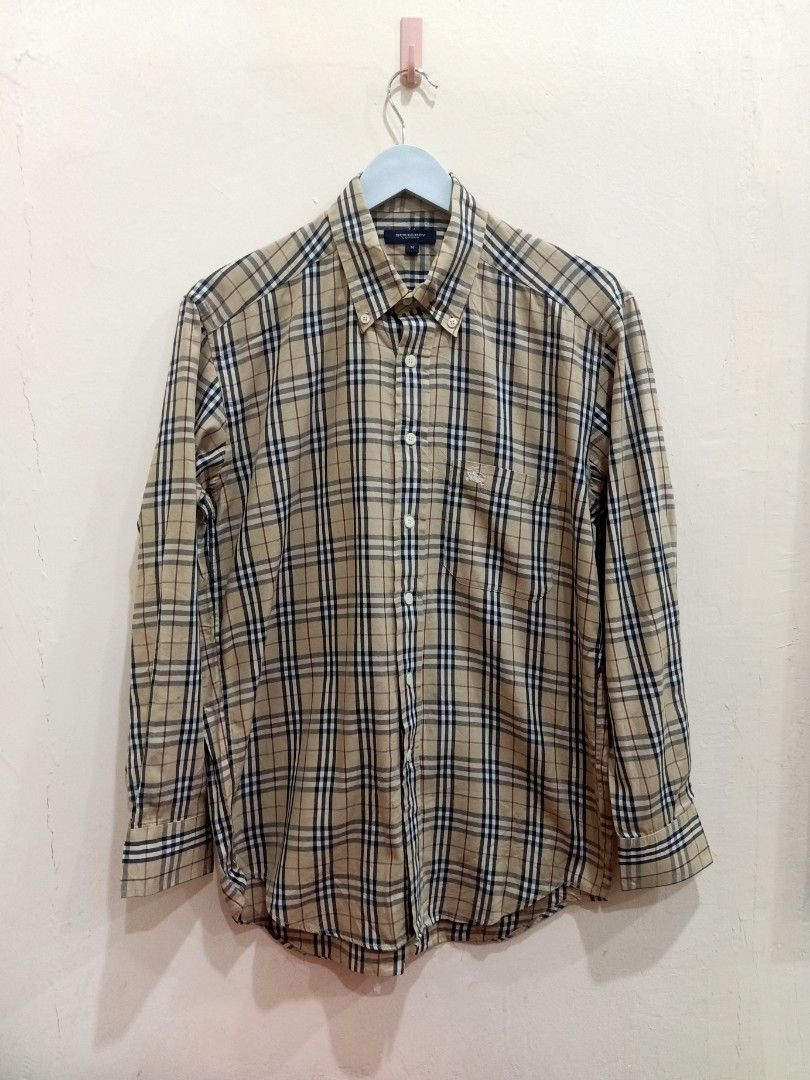 Burberry Nova Check Long Sleeve LS Shirt