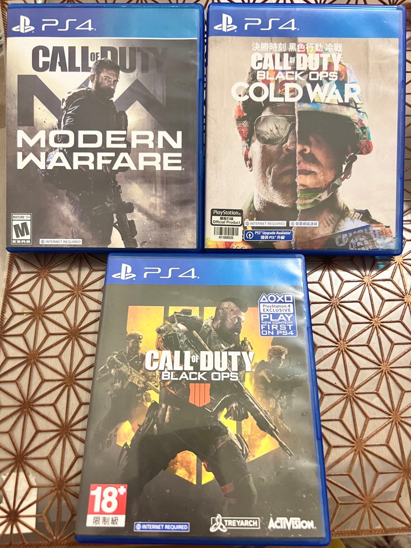 Call of Duty Cold War Modern Warfare Black Ops 4, Video Gaming