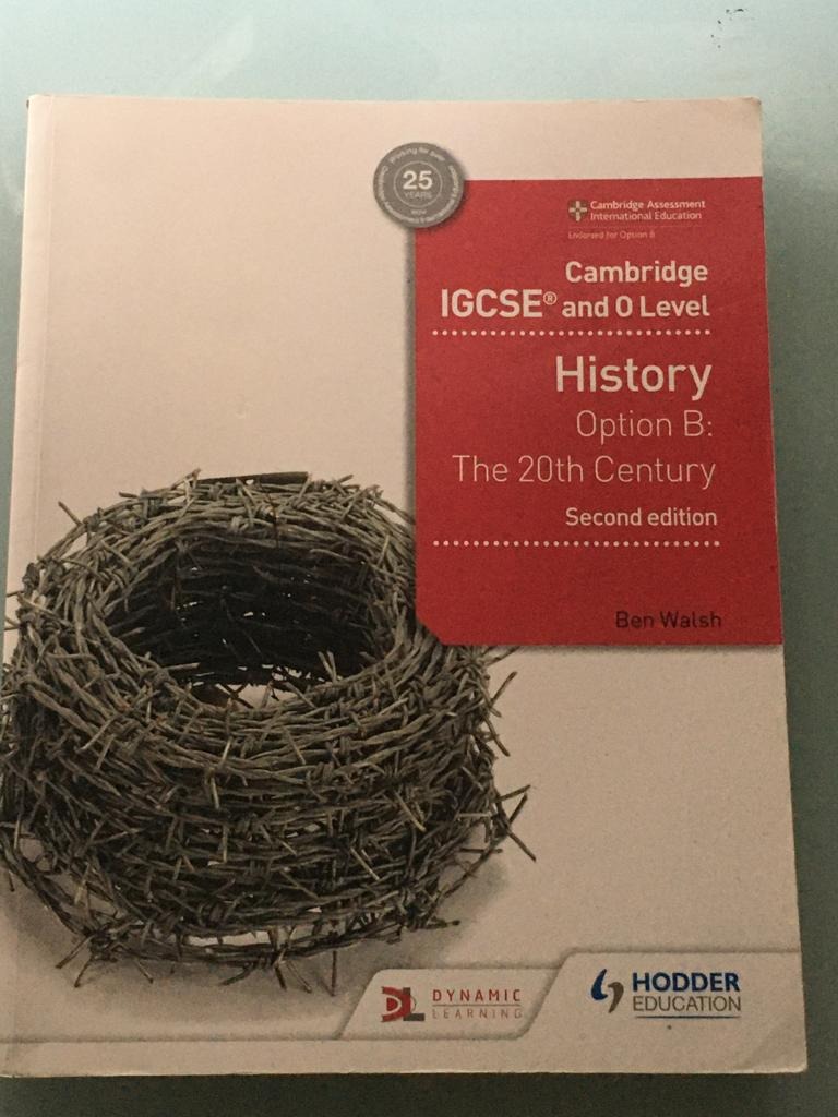 Cambridge igcse and o level history option b the 20th century