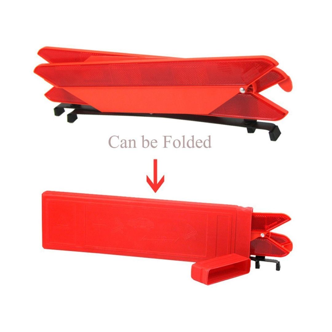 Car Foldable Emergency Warning Triangle-Universal Reflective Warning ...